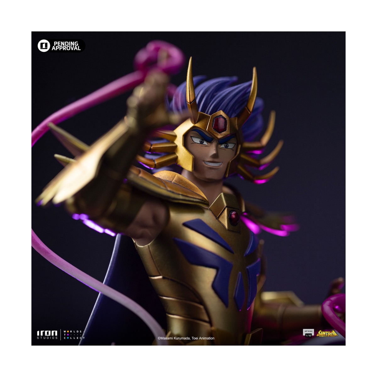 Iron Studios - Saint Seiya - Cancer Deathmask BDS Art Scale 1/10 - Caballeros del Zodiaco