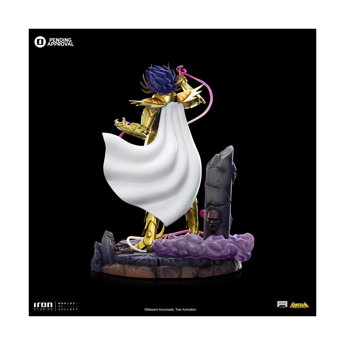 Iron Studios - Saint Seiya - Cancer Deathmask BDS Art Scale 1/10 - Caballeros del Zodiaco