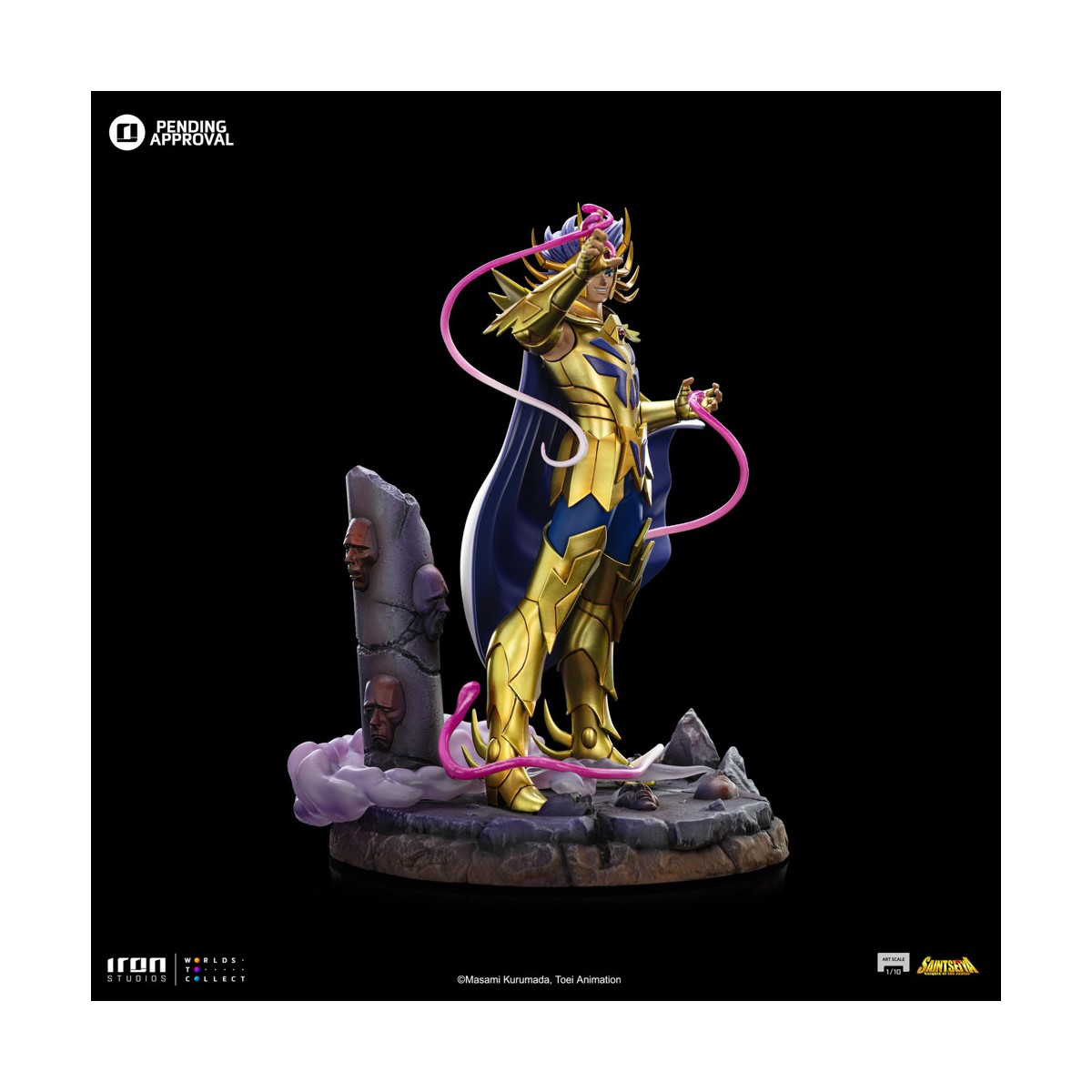 Iron Studios - Saint Seiya - Cancer Deathmask BDS Art Scale 1/10 - Caballeros del Zodiaco