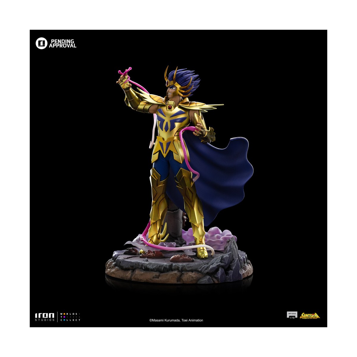 Iron Studios - Saint Seiya - Cancer Deathmask BDS Art Scale 1/10 - Caballeros del Zodiaco