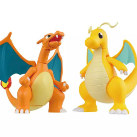 Bandai - Pokepla 43 - DRACAUFEU VS DRACOLOSSE Pokemon Model Kit - Pokemon Select series