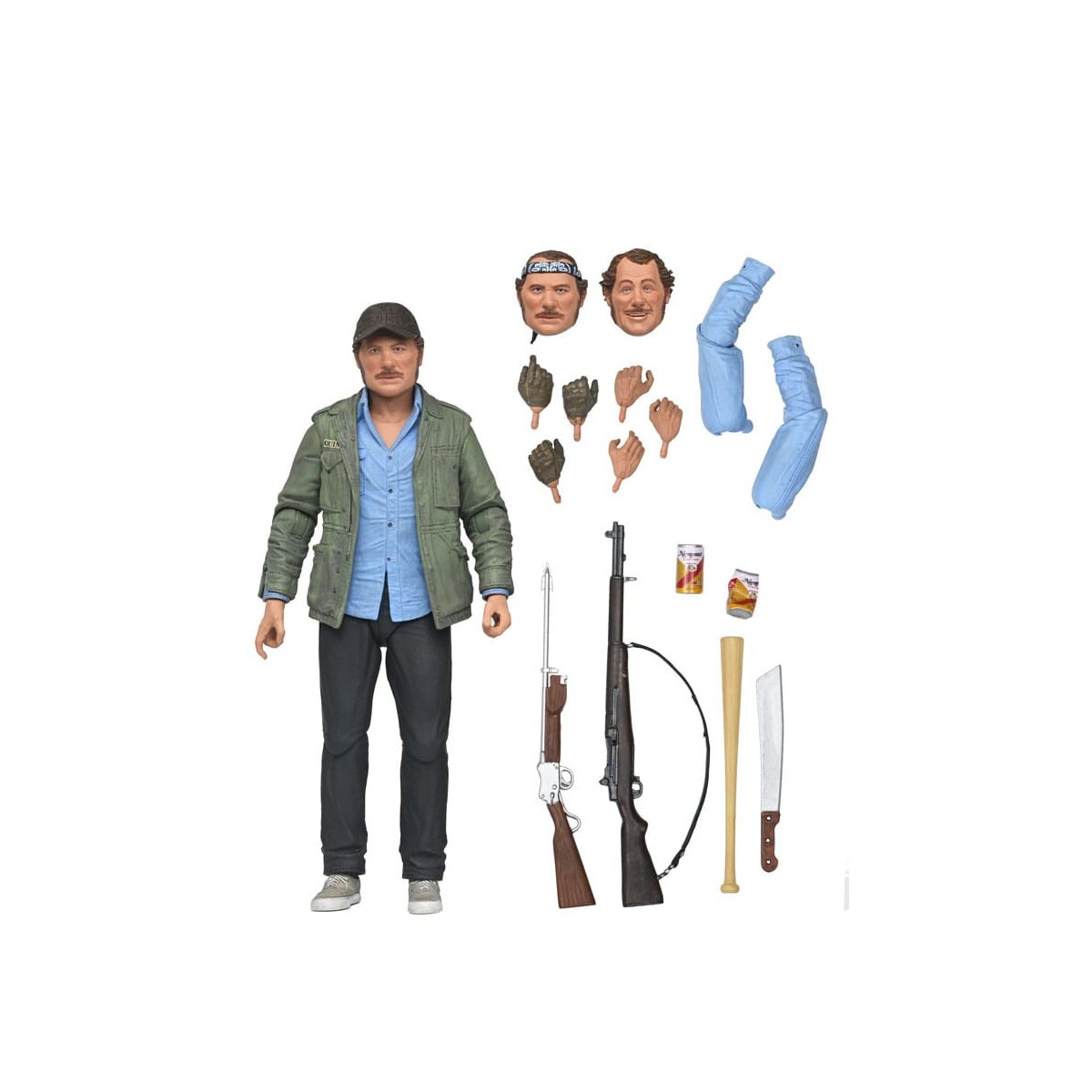 Neca - JAWS - Ultimate Sam Quint 50 Aniversario - Tiburón