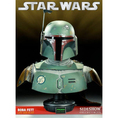 Sideshow - Star Wars - Busto Boba Fett 1/1 - El Imperio Contraataca - OCASION