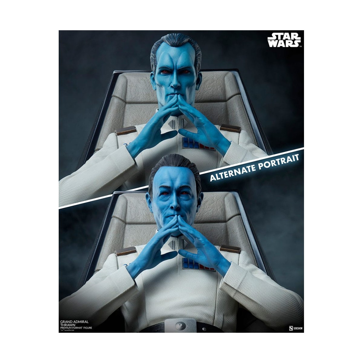 Sideshow Star Wars Gran Almirante Thrawn Formato Premium 1/4