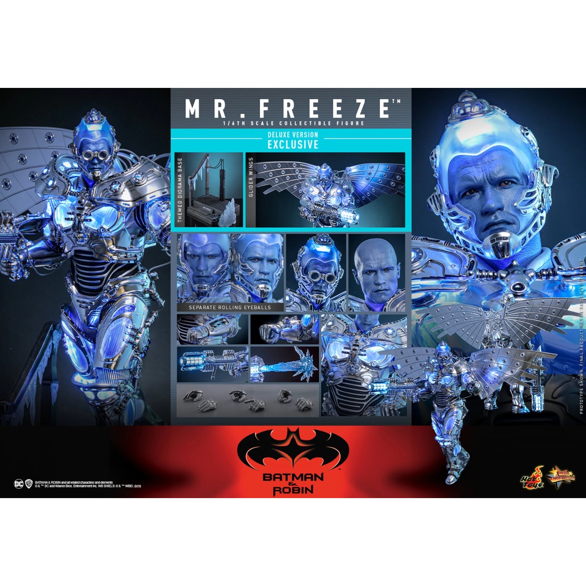 Hot Toys - MR. FREEZE Deluxe Version - Batman & Robin MMS 1/6