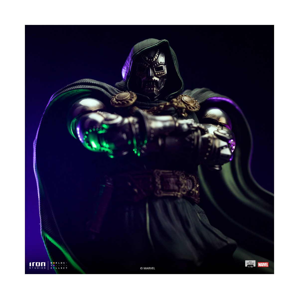 Iron Studios Marvel - DR. Doom 1/10 BDS Art Scale - Guantelete del Infinito Diorama