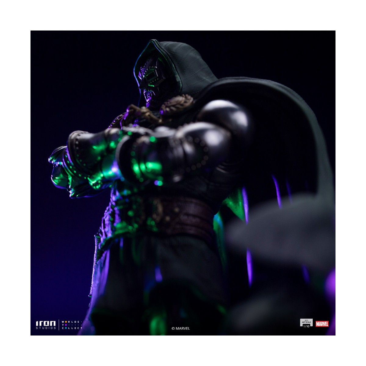 Iron Studios Marvel - DR. Doom 1/10 BDS Art Scale - Guantelete del Infinito Diorama