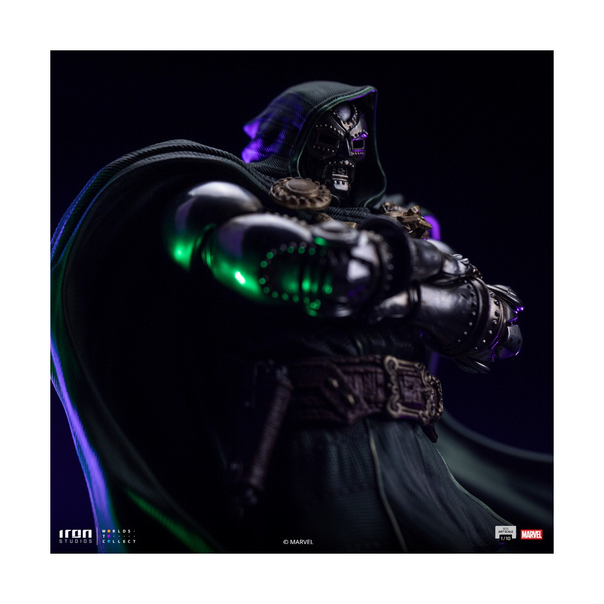 Iron Studios Marvel - DR. Doom 1/10 BDS Art Scale - Guantelete del Infinito Diorama