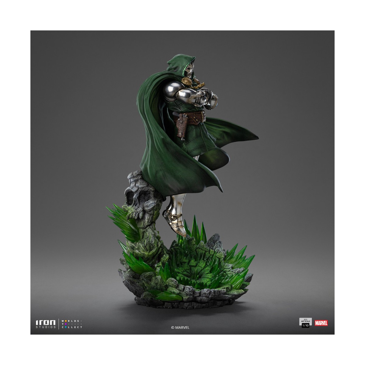Iron Studios Marvel - DR. Doom 1/10 BDS Art Scale - Guantelete del Infinito Diorama