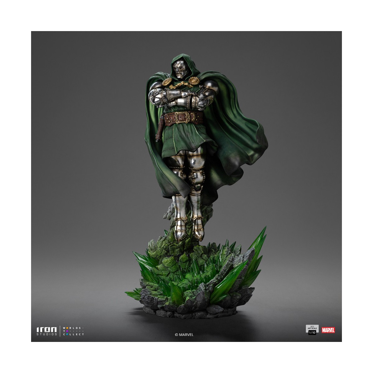 Iron Studios Marvel - DR. Doom 1/10 BDS Art Scale - Guantelete del Infinito Diorama