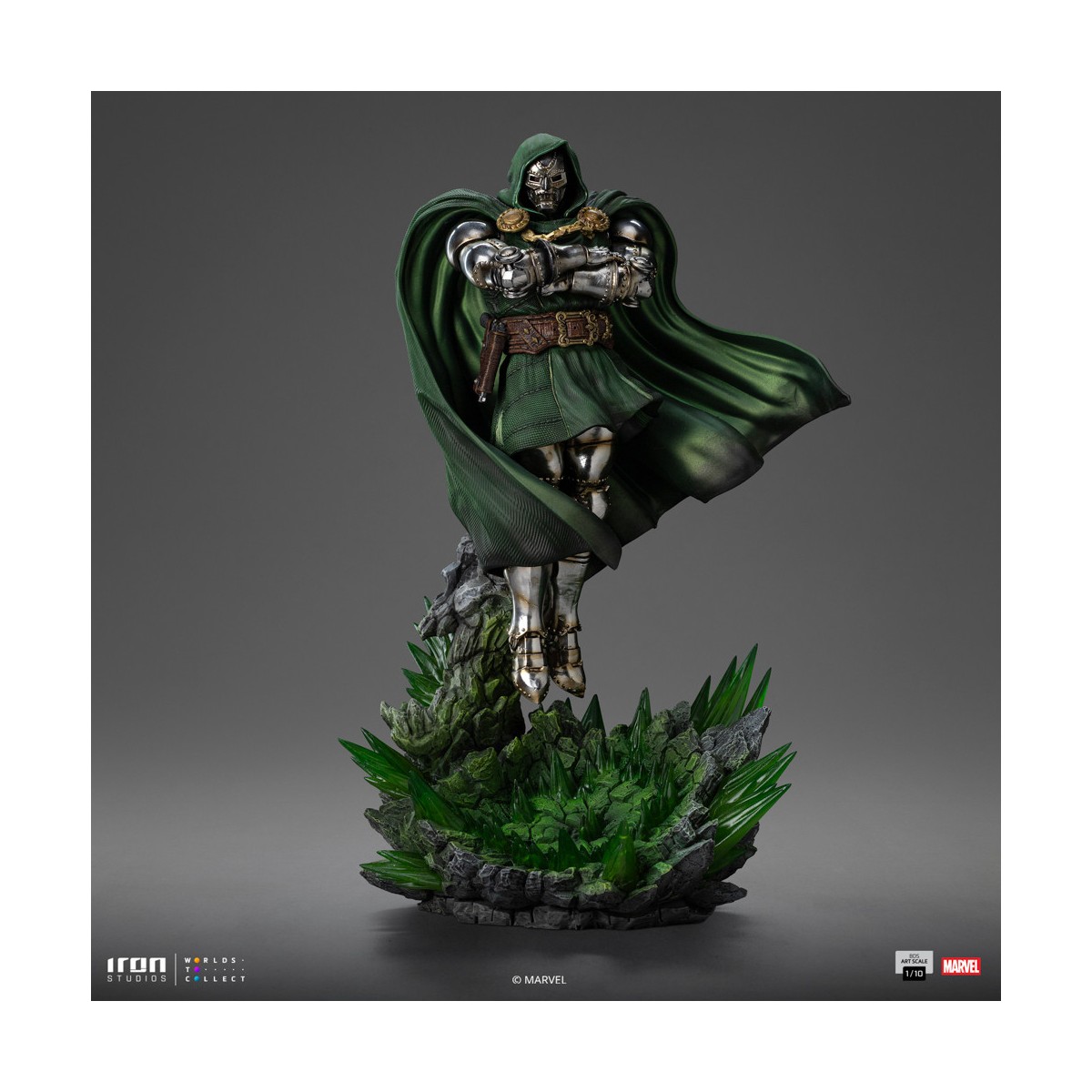 Iron Studios Marvel - DR. Doom 1/10 BDS Art Scale - Guantelete del Infinito Diorama