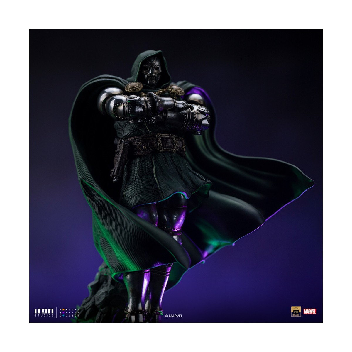 Iron Studios Marvel - DR. Doom 1/10 Deluxe Art Scale - Guantelete del Infinito Diorama