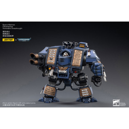 JoyToy - Marines Espaciales - Ultramarines - Venerable Dreadnought 1/18 - Warhammer 40K