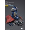JoyToy - Ultramarines - Capitán de los Ultramarines con rifle de cerrojo pesado hecho a mano - Warhammer 40000