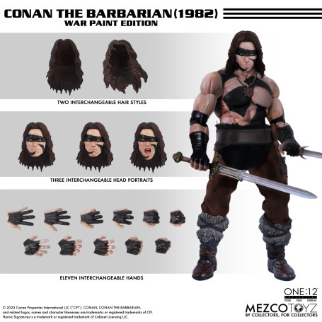 Mezco - One 12 - Conan el Bárbaro Edición War Paint - 1/12