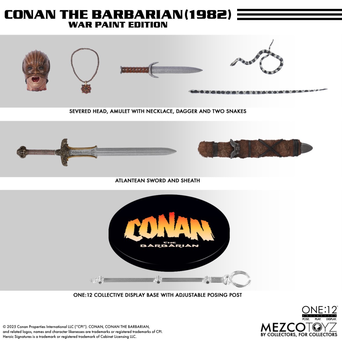 Mezco - One 12 - Conan el Bárbaro Edición War Paint - 1/12