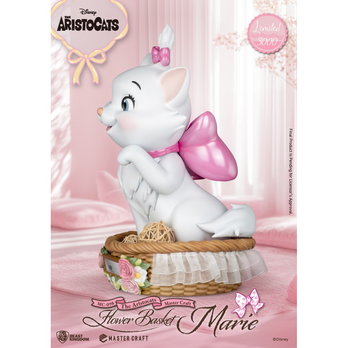 Beast Kingdom Disney - Master Craft - Cesta Flor Marie - Les Aristochats