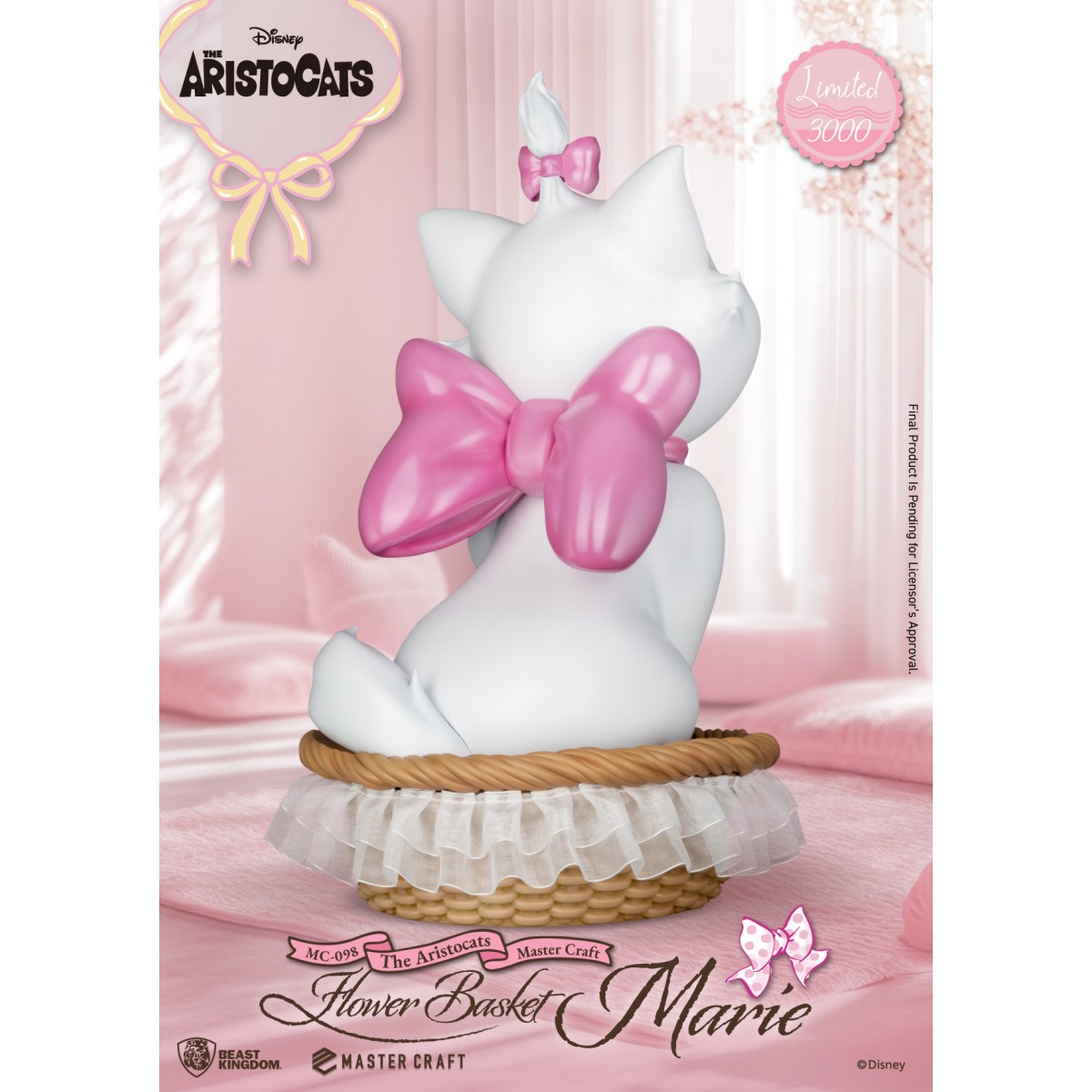 Beast Kingdom Disney - Master Craft - Cesta Flor Marie - Les Aristochats