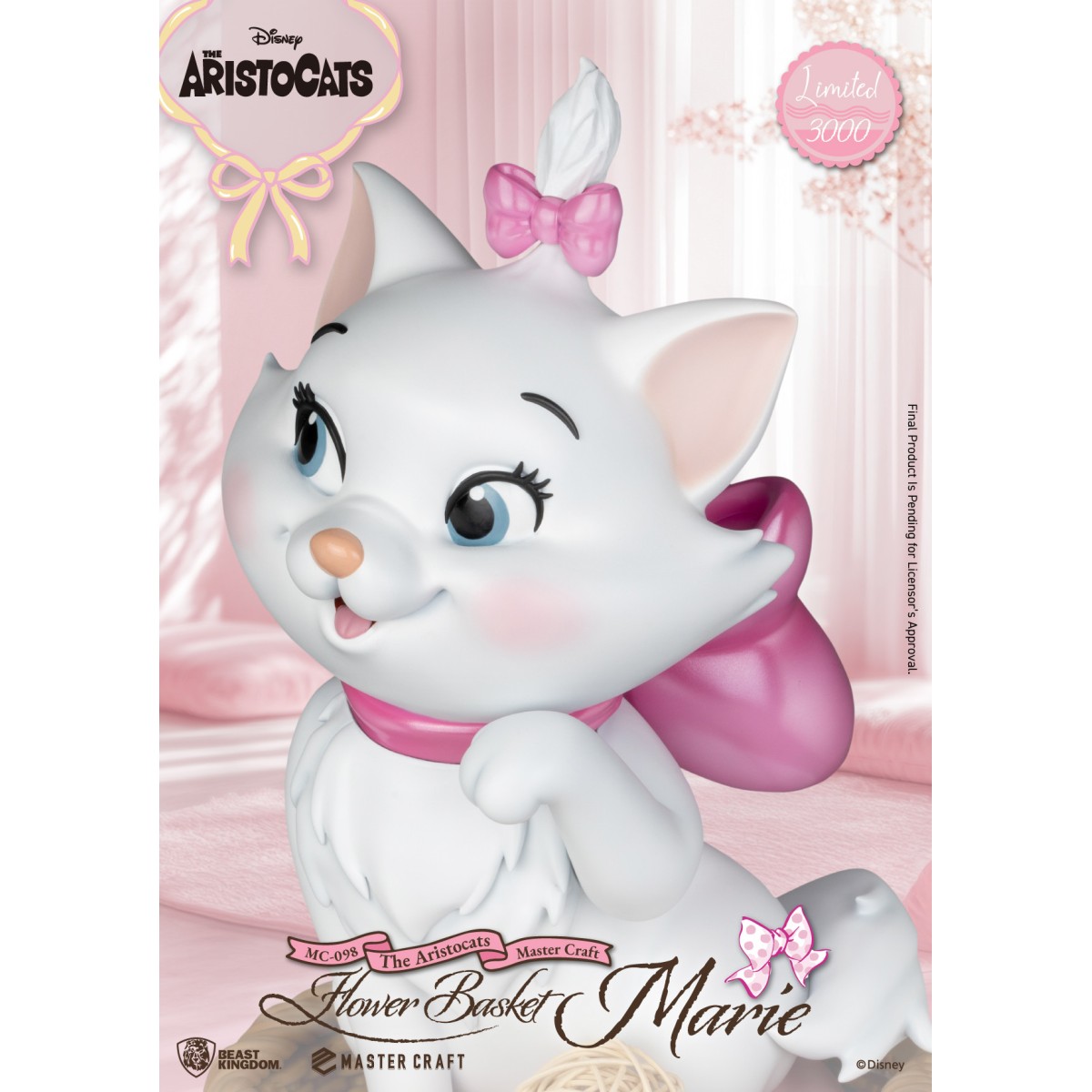 Beast Kingdom Disney - Master Craft - Cesta Flor Marie - Les Aristochats