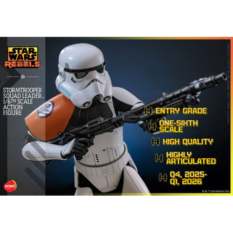 Hot Toys/Hono Studio - Star Wars: Rebels - Líder de escuadrón Stormtrooper 1/6