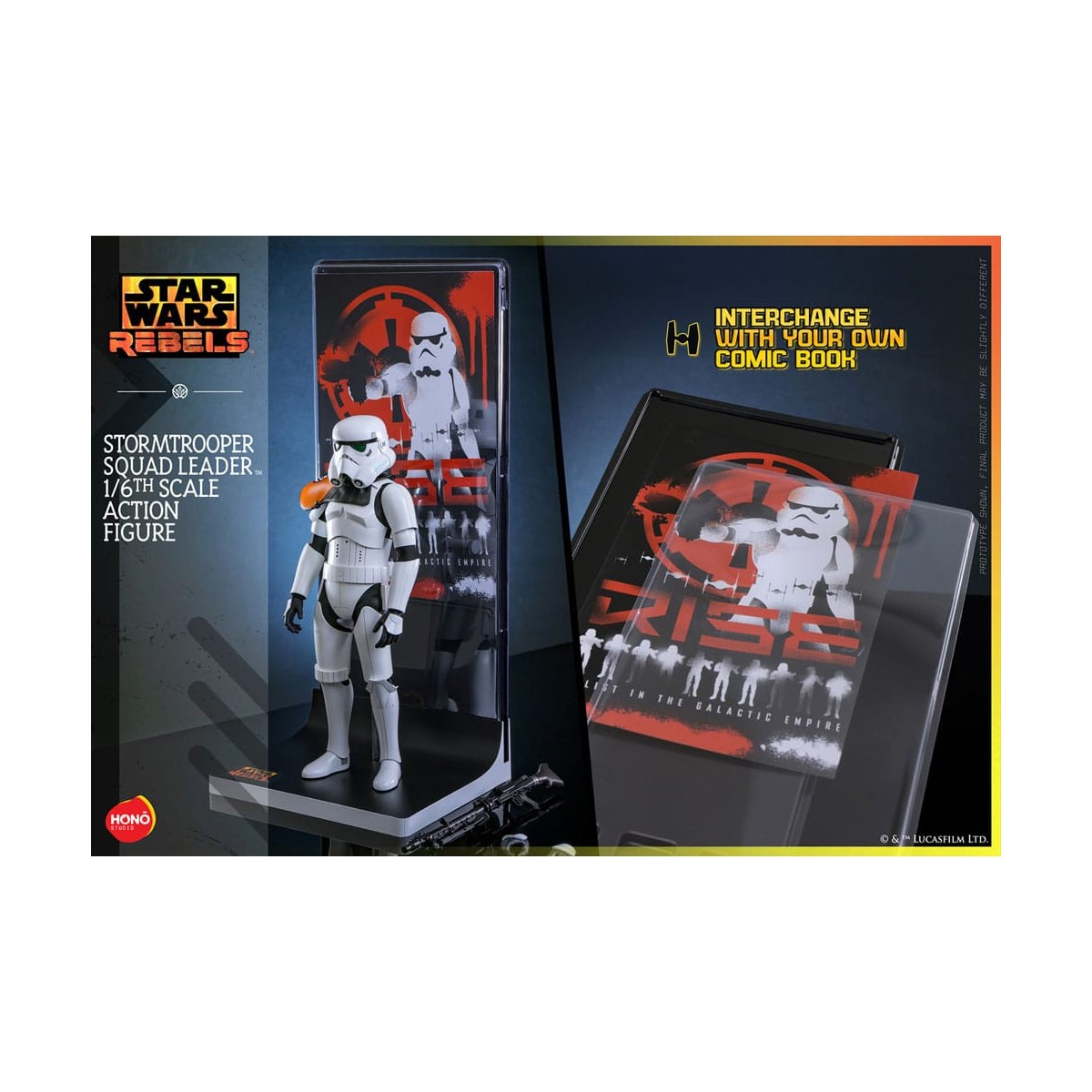 Hot Toys/Hono Studio - Star Wars: Rebels - Líder de escuadrón Stormtrooper 1/6