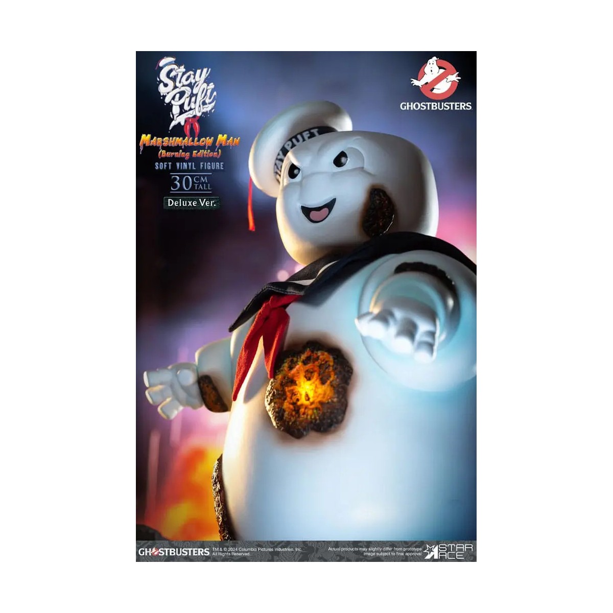 Star Ace - Stay Puft Marshmallow Man Burning Deluxe Edition - Cazafantasmas