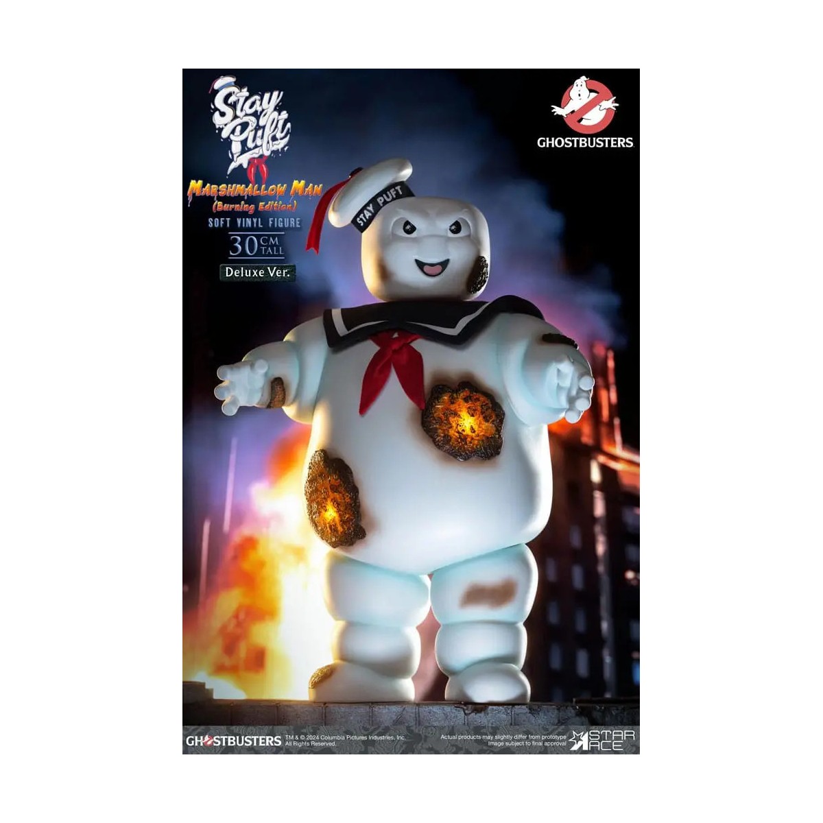 Star Ace - Stay Puft Marshmallow Man Burning Deluxe Edition - Cazafantasmas