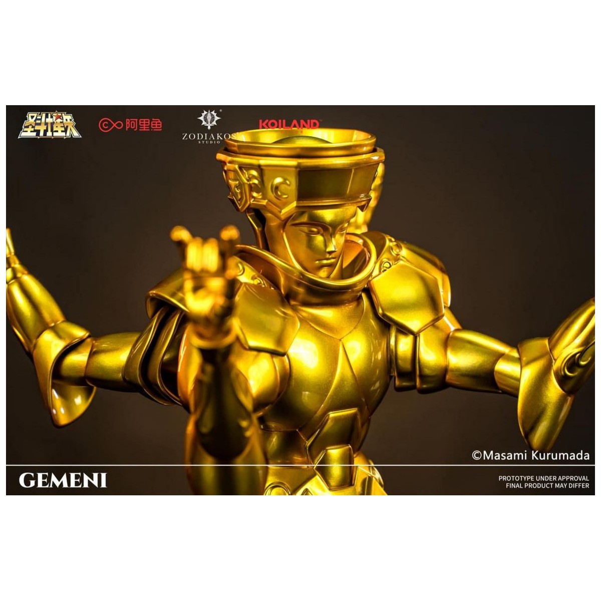 Zodiakos Studio - Tela de Géminis - Tótem de los Géminis 1/6 - Saint Seiya - Estatua de los Caballeros del Zodiaco