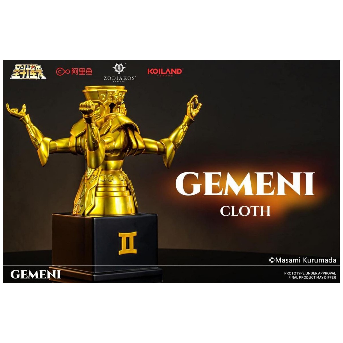 Zodiakos Studio - Tela de Géminis - Tótem de los Géminis 1/6 - Saint Seiya - Estatua de los Caballeros del Zodiaco