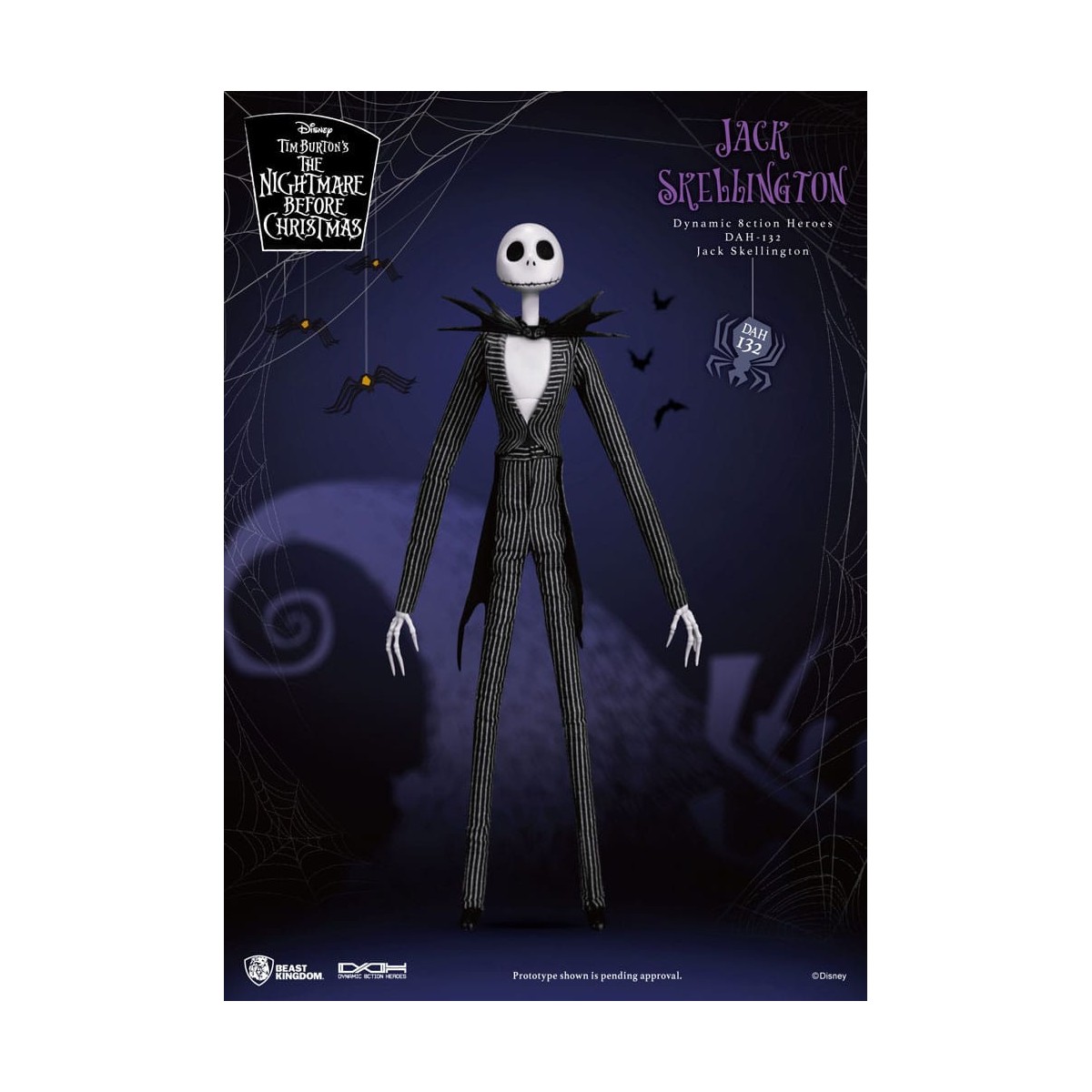Beast Kingdom - Jack Skellington - La extraña Navidad del Sr. Jack Héroes de Acción Dinámica 1/9