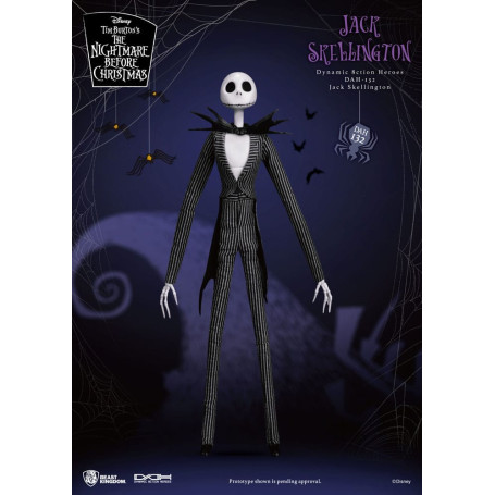 Beast Kingdom - Jack Skellington - La extraña Navidad del Sr. Jack Héroes de Acción Dinámica 1/9
