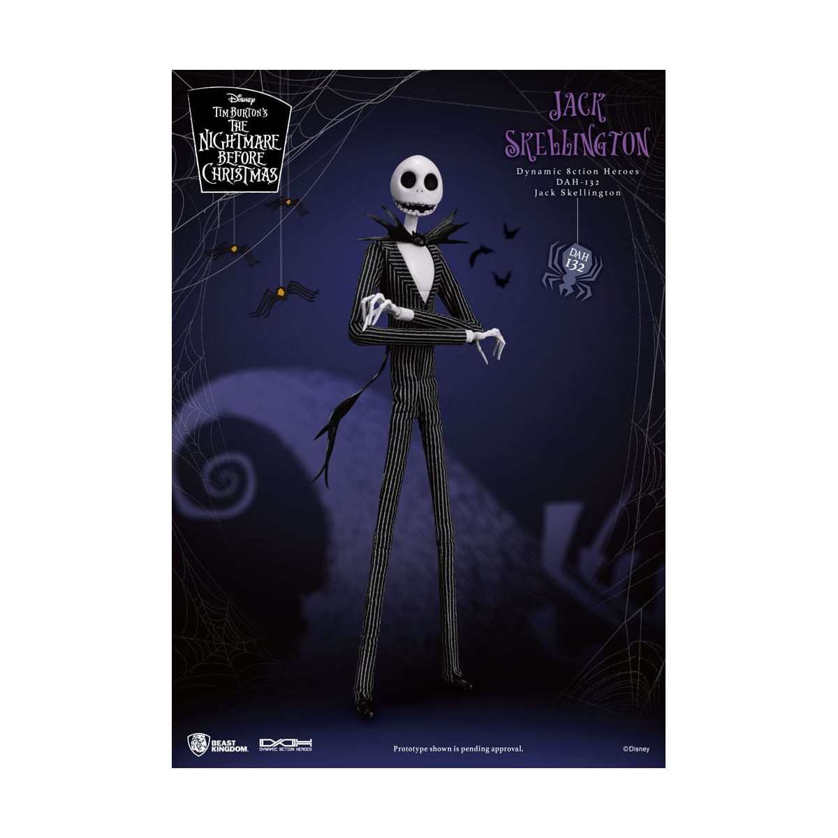 Beast Kingdom - Jack Skellington - La extraña Navidad del Sr. Jack Héroes de Acción Dinámica 1/9