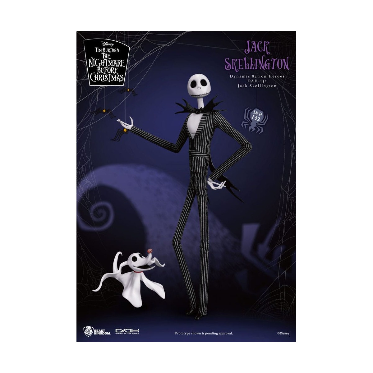 Beast Kingdom - Jack Skellington - La extraña Navidad del Sr. Jack Héroes de Acción Dinámica 1/9