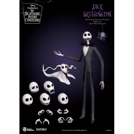 Beast Kingdom - Jack Skellington - La extraña Navidad del Sr. Jack Héroes de Acción Dinámica 1/9