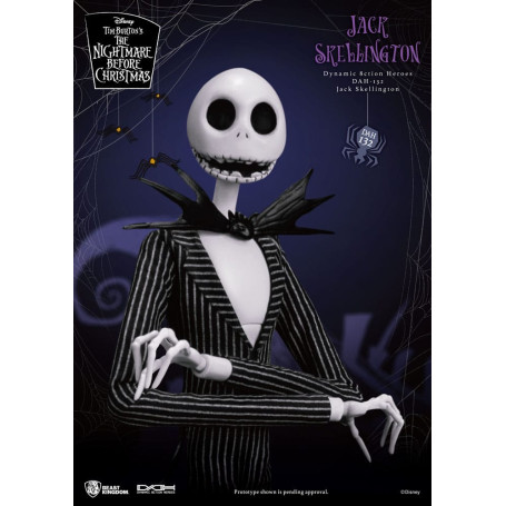 Beast Kingdom - Jack Skellington - La extraña Navidad del Sr. Jack Héroes de Acción Dinámica 1/9