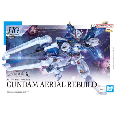 Bandai - Gunpla - Gundam 1/144 HG - GUNDAM AERIAL REBUILD - Mobile Suit Gundam La Bruja de Mercurio