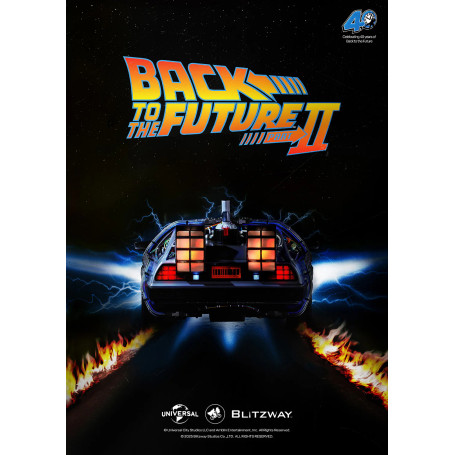 Blitzway - Regreso al Futuro 2 Máquina del Tiempo Premium UMS 1/6 - Delorean