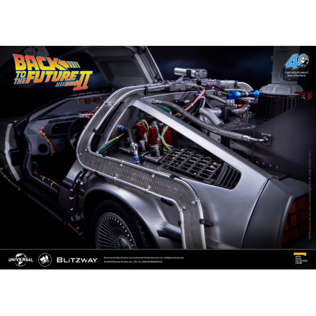 Blitzway - Regreso al Futuro 2 Máquina del Tiempo Premium UMS 1/6 - Delorean