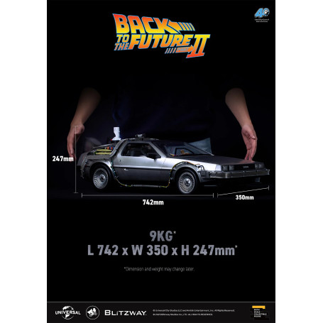 Blitzway - Regreso al Futuro 2 Máquina del Tiempo Premium UMS 1/6 - Delorean