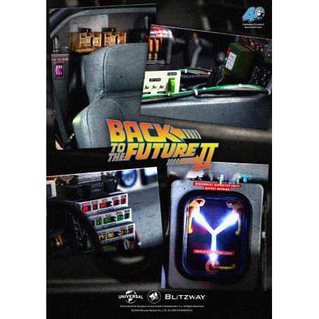 Blitzway - Regreso al Futuro 2 Máquina del Tiempo Premium UMS 1/6 - Delorean