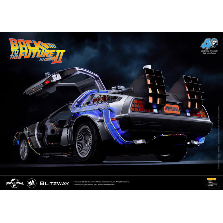 Blitzway - Regreso al Futuro 2 Máquina del Tiempo Premium UMS 1/6 - Delorean