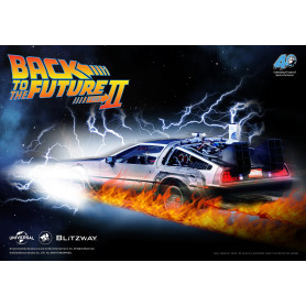 Blitzway - Regreso al Futuro 2 Máquina del Tiempo Premium UMS 1/6 - Delorean