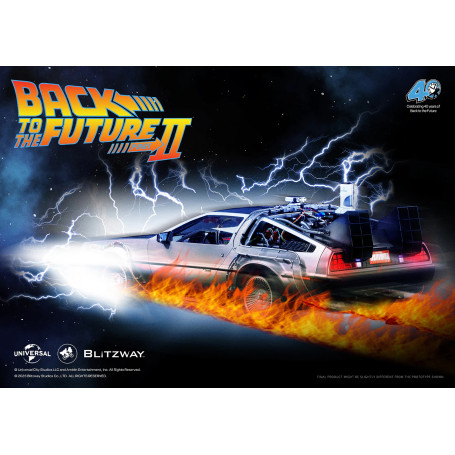 Blitzway - Regreso al Futuro 2 Máquina del Tiempo Premium UMS 1/6 - Delorean