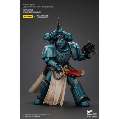 Joytoy - Warhammer - Legión Alfa - Pretor con Espada de Poder - La Herejía de Horus