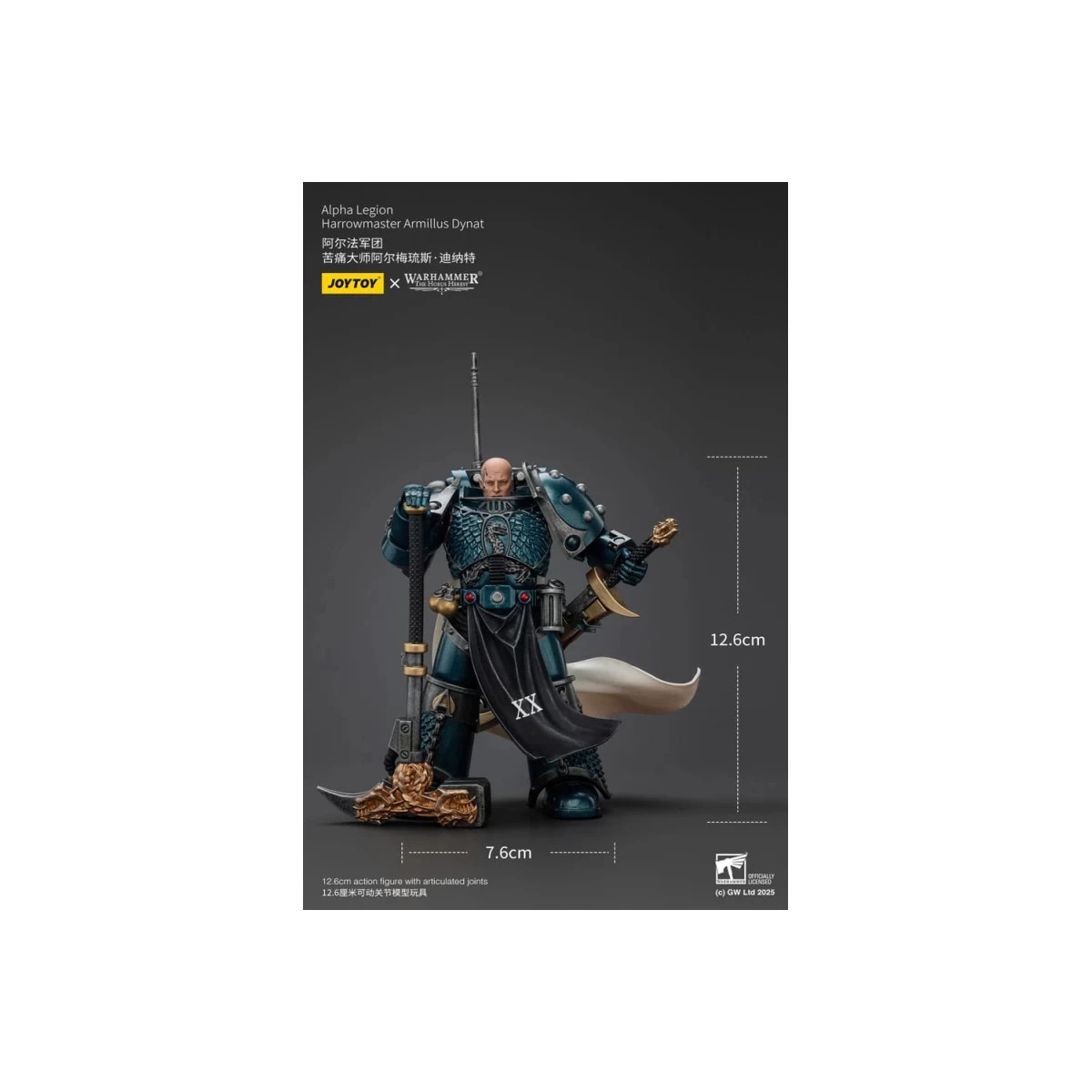 Joytoy - Warhammer - Alpha Legion - Arrowmaster Armillus Dynat - La Herejía de Horus