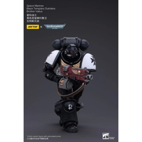 JoyToy Marines Espaciales - Templarios Negros - Outriders Hermano Valtus 1/18 - Warhammer 40K