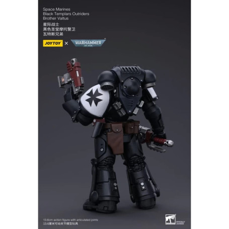 JoyToy Marines Espaciales - Templarios Negros - Outriders Hermano Valtus 1/18 - Warhammer 40K