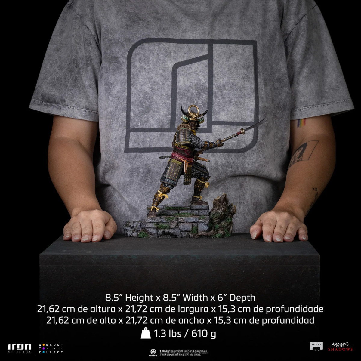 Iron Studio - Assassin's Creed Sombras - YASUKE Arte Escala 1/10