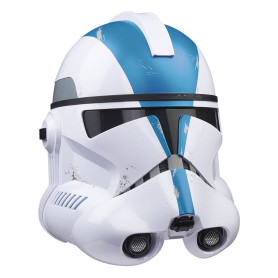 Hasbro Star Wars: Casco electrónico de soldado clon Ahsoka Black Series (Legión 501)