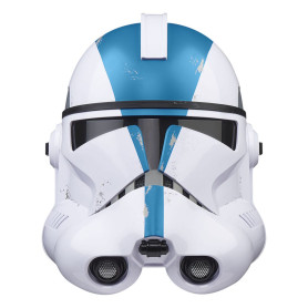 Hasbro Star Wars: Casco electrónico de soldado clon Ahsoka Black Series (Legión 501)